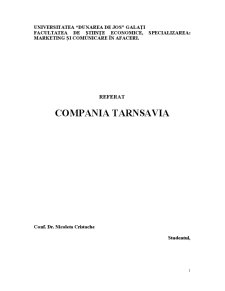 Compania Tarnsavia - Pagina 1