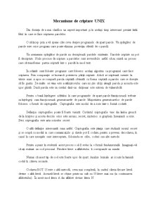 Mecanisme de Criptare Unix - Pagina 1