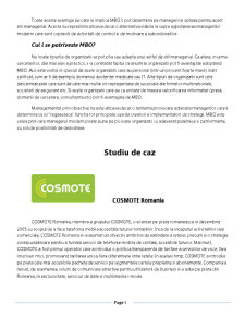 Management prin Obiective Cosmote România - Pagina 5