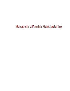 Monografie la Primăria municipiului Iași - Pagina 1