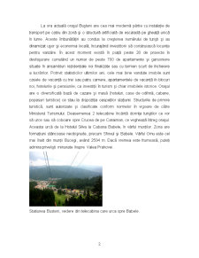 Conceptul de amenajare turistică a orașului Bușteni - Pagina 2