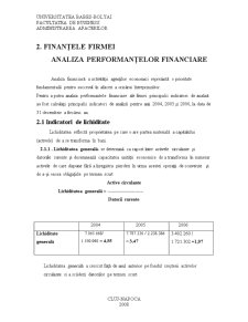 Analiza economico-financiară a firmei SC LCS Conf SA Cluj-Napoca - Pagina 5