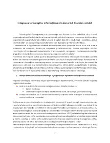 Integrarea Tehnologiilor Informaționale în Domeniul Financiar Contabil - Pagina 2