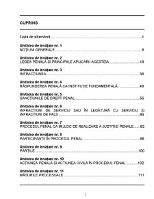Elemente de Drept Penal și Procedură Penală - Pagina 2