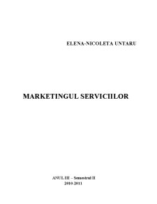 Curs Marketingul Serviciilor - Pagina 1