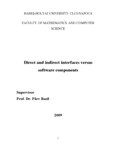 Interfețe Directe și Indirecte Versus Componente Soft - Pagina 2
