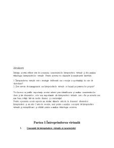 Întreprinderea virtuală - concept și tehnologie - Pagina 2