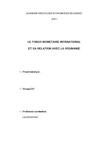 Fondul monetar internațional - Pagina 1