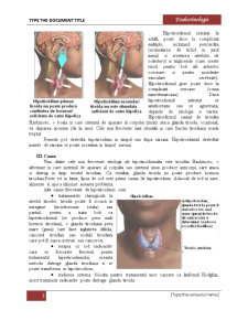 Aspecte privind Hipotiroidismul - Pagina 2