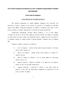 Procesul de transport - documente necesare realizării transportului de mărfuri internaționale - Pagina 2