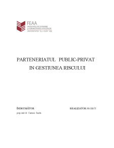 Parteneriatul public-privat în gestiunea riscului - Pagina 3
