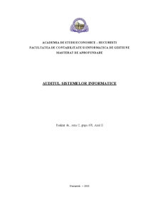 Audit Informatic - Pagina 1