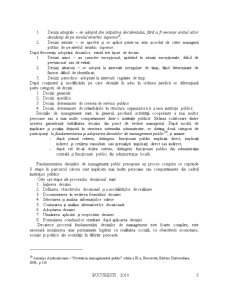 Studiu de caz - sistemul decizional și calitatea deciziilor în Primăria Sectorului 4 din Municipiul București - Pagina 5