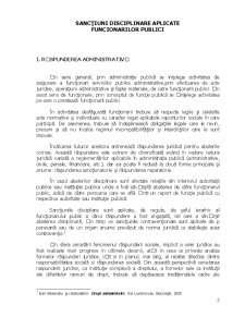 Sancțiuni disciplinare aplicate funcționarilor publici - Pagina 2