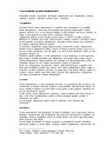 Caracteristicile Deciziei Administrative - Pagina 1