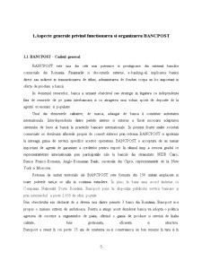Stagiul de practică efectuat la Banca Română Bancpost SA - Pagina 5