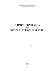 Competitivitatea în Comert, Turism și Servicii - Pagina 1