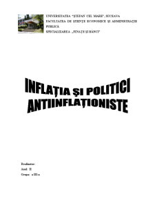 Inflația și politici antiinflaționiste - Pagina 1