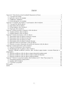 Analiza Cifrei de Afaceri la SC Bere Timișoreana SA - Pagina 1