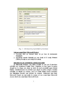 Aplicații Microsoft Project 2003 - Pagina 3
