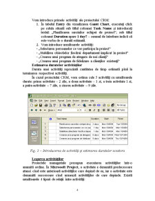 Aplicații Microsoft Project 2003 - Pagina 4