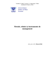 Metode, Tehnici și Instrumente de Management - Pagina 1