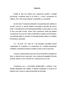 Comunicarea eficientă cu consumatorii - SC Conex Târgu Jiu SA - Pagina 1