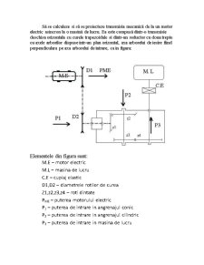 Organe de mașini - proiectarea transmisiei mecanice de la un motor electric asincron la o mașina de lucru - Pagina 2