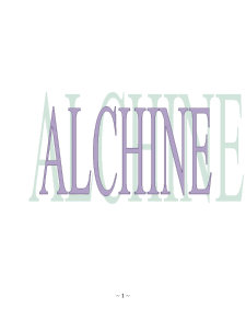 Alchine - Pagina 1