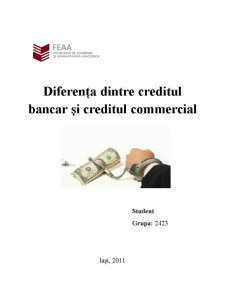 Diferența dintre creditul bancar și creditul comercial - Pagina 1