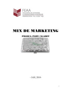 Mix de Marketing - Port-Tigaret - Pagina 1