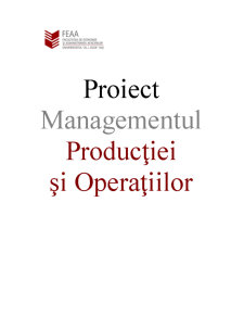 Proiect managementul producției și operațiilor - bisturiu - Pagina 1