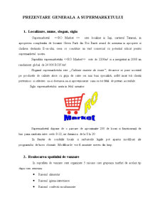 Proiect Merchandising - Supermarket Ro Market - Pagina 3