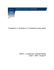 Comunicare vs semiotică vs mass media - Pagina 2