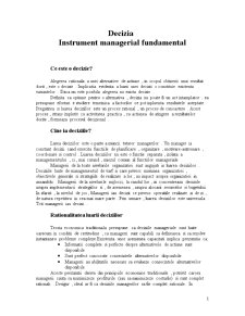 Decizia-instrument Managerial Fundamental - Pagina 1
