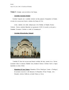 Marketing turistic - destinații sacre pentru ortodocșii din Europa - Pagina 1