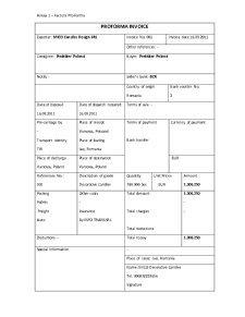 Managementul tranzacțiilor de comerț exterior - MICO Candles Design SRL - Pagina 1