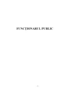 Funcționarul Public - Pagina 1