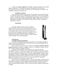 Analiza comparativă a comunicării de marketing pentru Lancome Paris - Max Factor - Pagina 3