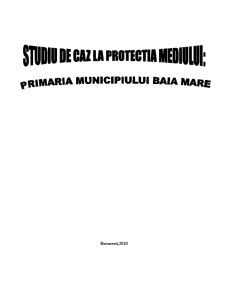 Protecția mediului - Primăria Baia Mare - Pagina 1