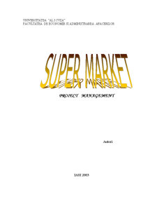 Management Super Market - Pagina 1