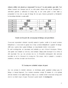 Linkage și crossing-over - fenomene care influențează modul de transmitere al caracterelor - Pagina 4