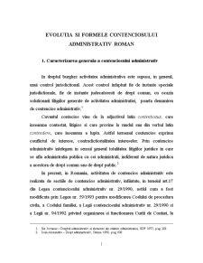 Evoluția și formele contenciosului administrativ român - Pagina 1