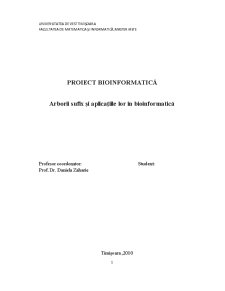 Arborii Sufix și Aplicațiile Lor în Bioinformatică - Pagina 1
