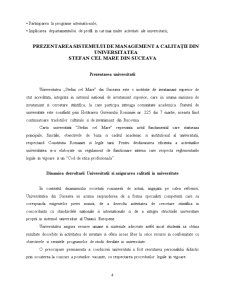 Asigurarea calității în învățământul superior din România - Universitatea Stefan cel Mare Suceava - Pagina 4