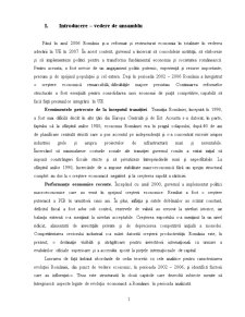Raportul de țară al României - Pagina 1