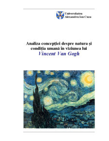Analiza Concepției despre Natura și Condiția Umană în Viziunea lui Vincent Van Gogh - Pagina 1