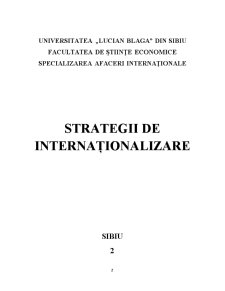 Strategii de Internaționalizare - Pagina 2