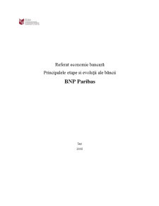 BNP Paribas - Pagina 1