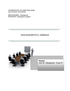 Managementul German - Pagina 1